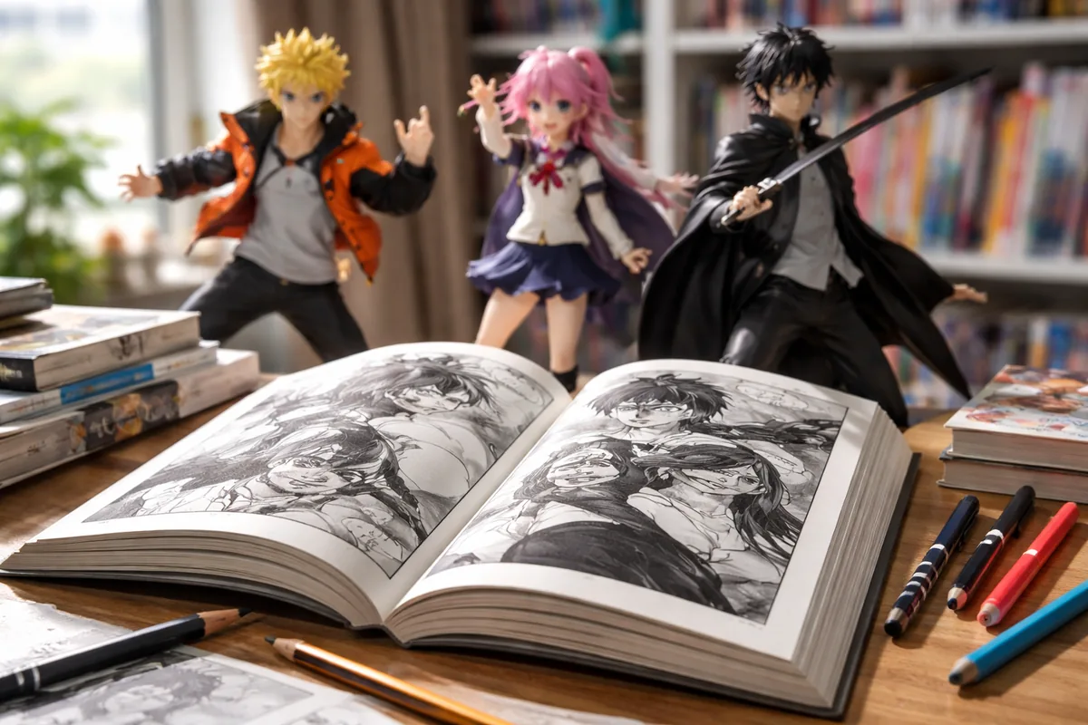 Comment les personnages d'anime influencent-ils les intrigues des séries manga