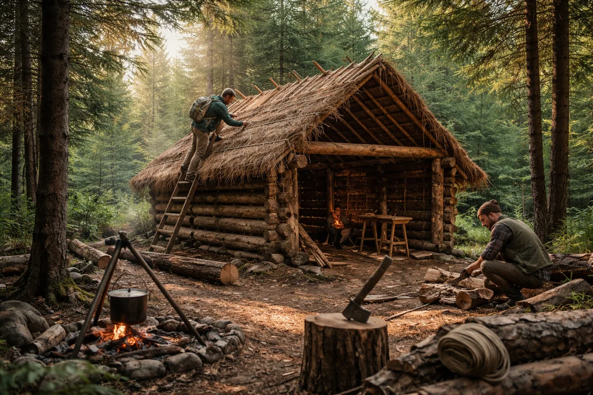 Comment construire un habitat durable en utilisant des techniques de bushcraft