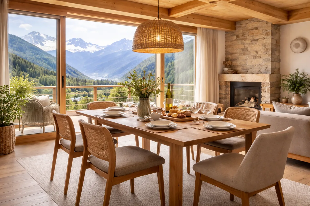 Comment aménager un coin repas convivial en Haute-Savoie
