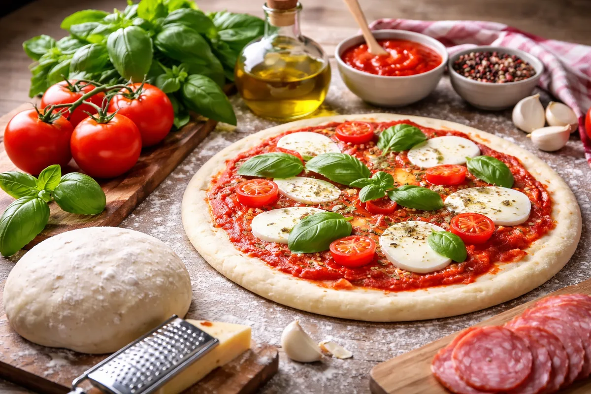 Comment préparer une pizza maison avec des ingrédients de qualité